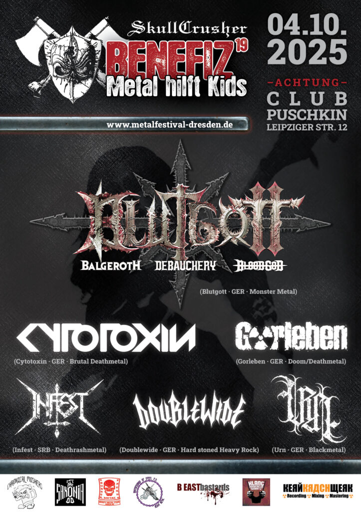 Metalfestival 2025 - Blutgott, Cytotoxin, Gorleben, Infest, Doublewide, Urn