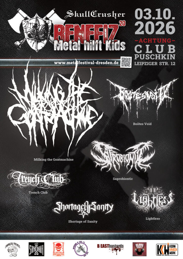 Metalfestival 2026 - Milking the Goat Machine, Boötes Void, Trench Club, Saprobiontic, Shortage of Sanity, Lightless